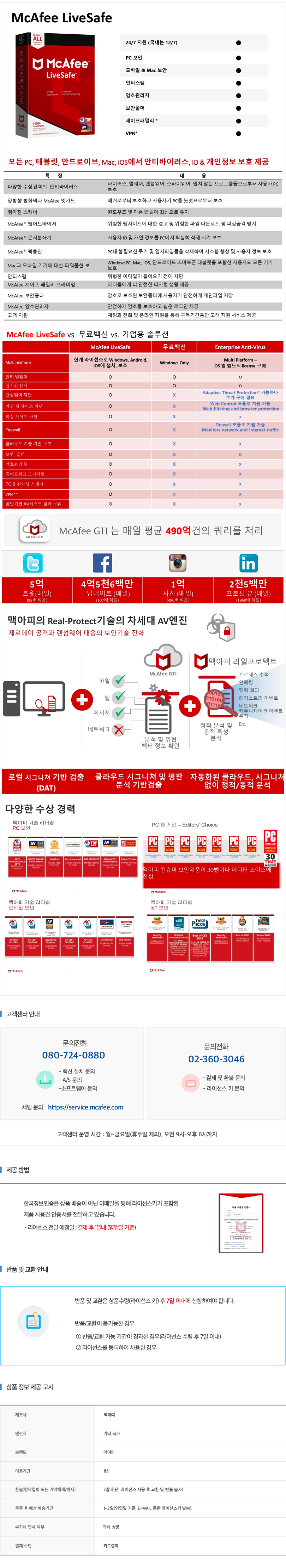 백신 상품 상세 설명